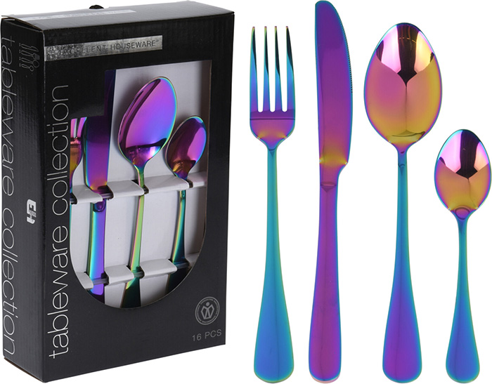 CUTLERY SET 16PCS STAINLESS STEEL