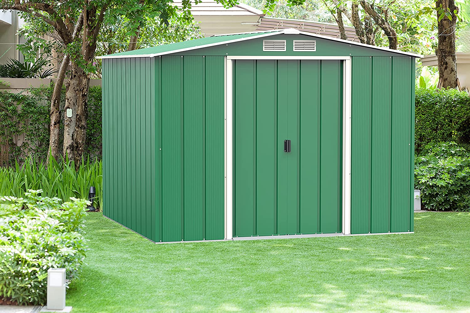  DURAMAX ECO METAL SHED 10X8FT GREEN