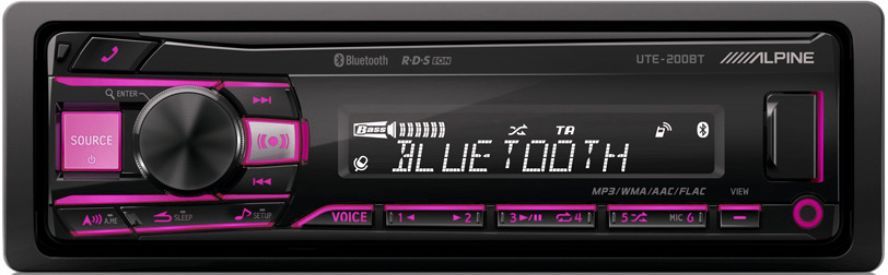 ALPINE CAR CD MP3 STEREO WITH BLUETOOTH+USB 4X50W