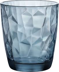 BORMIOLI ROCCO DIAMOND WATER GLASS 30CL BLUE