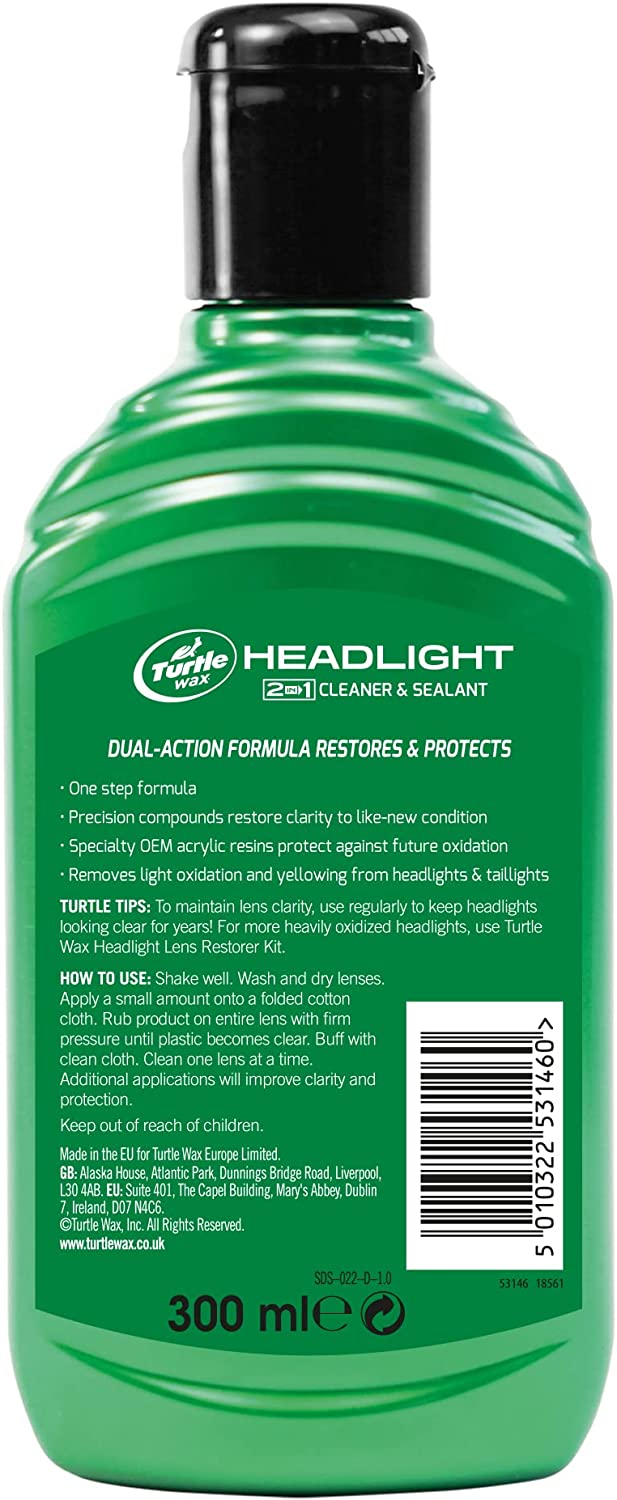 Headlight Cleaner & Sealant