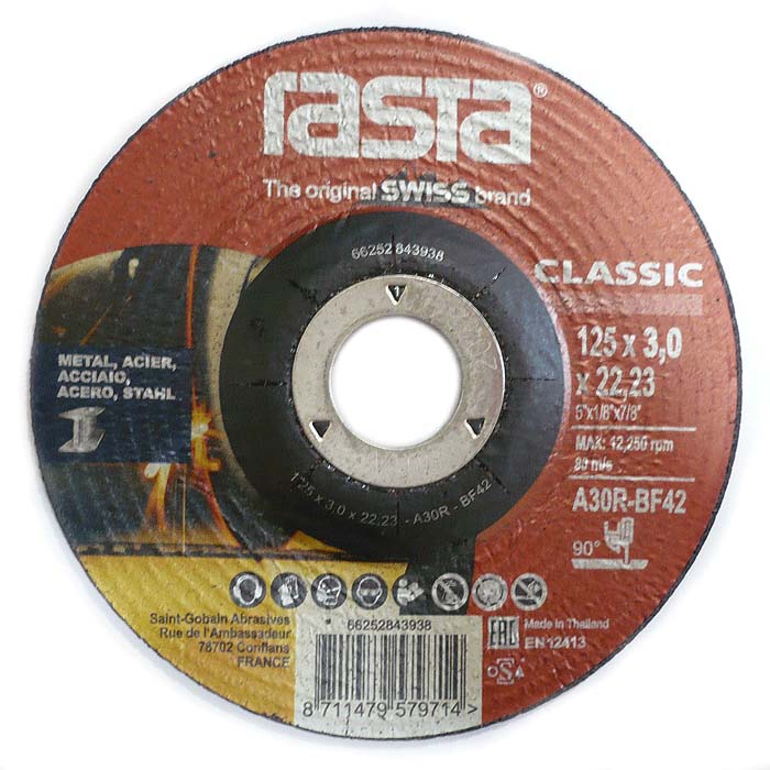RASTA METAL CLASSIC 125X3.0X22