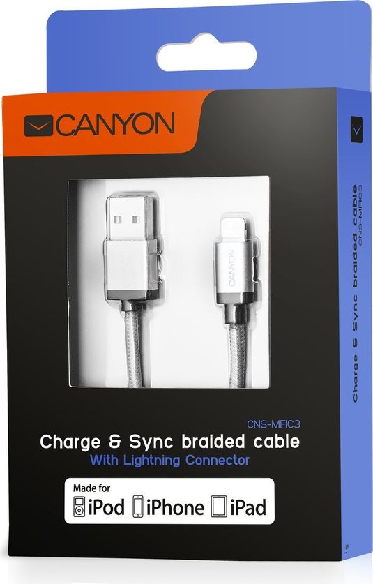 CANYON CHARGE & SYNC MFI CABLE