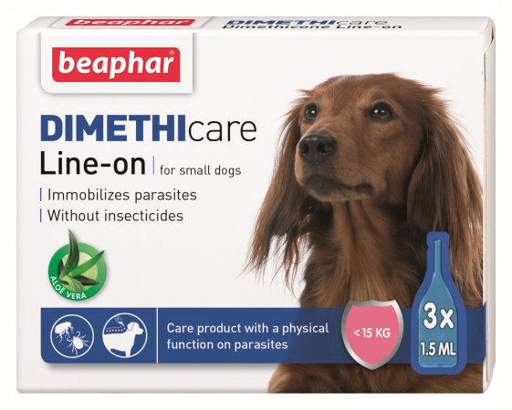 BEAPHAR FLEA&TICK DIMETHICARE S DOG X3