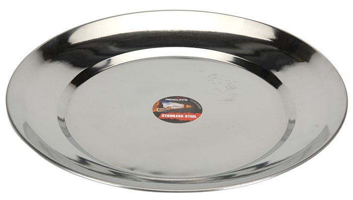 PLATE STAINLESS STEEL DIA 24CM