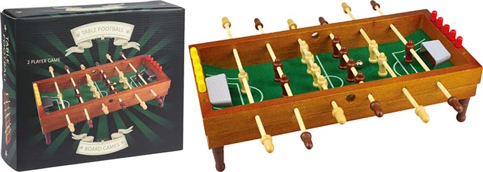 TABLE FOOTBALL GAME WOOD 35.5x35CM 