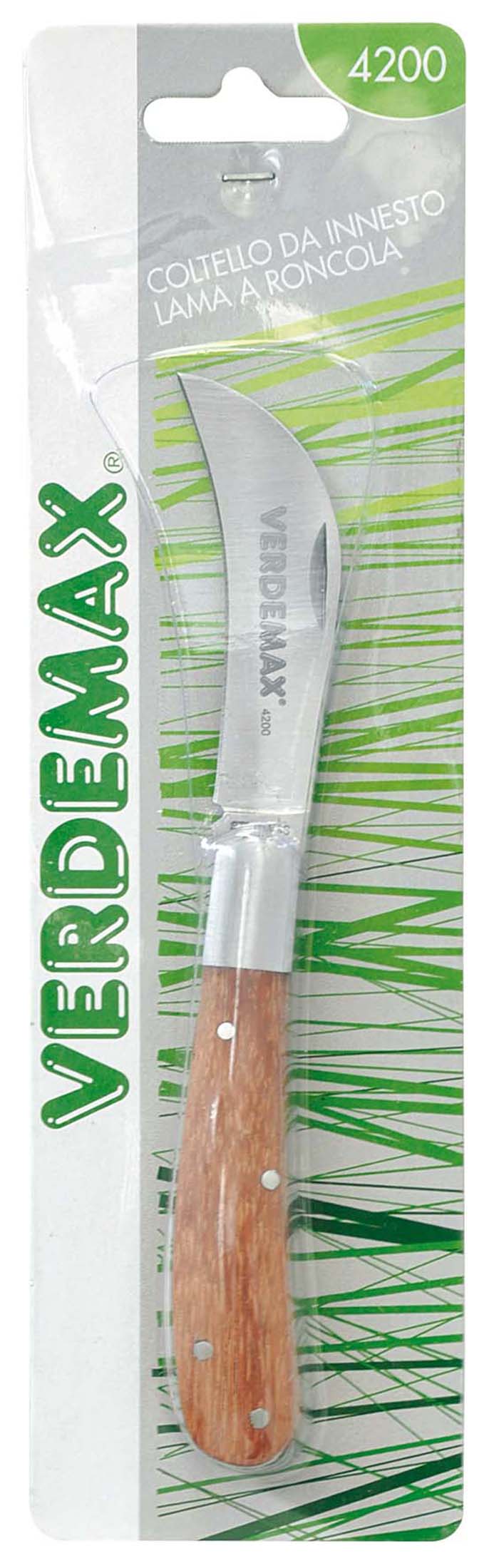 VERDEMAX GRAFTING KNIFE WOOD 18CM