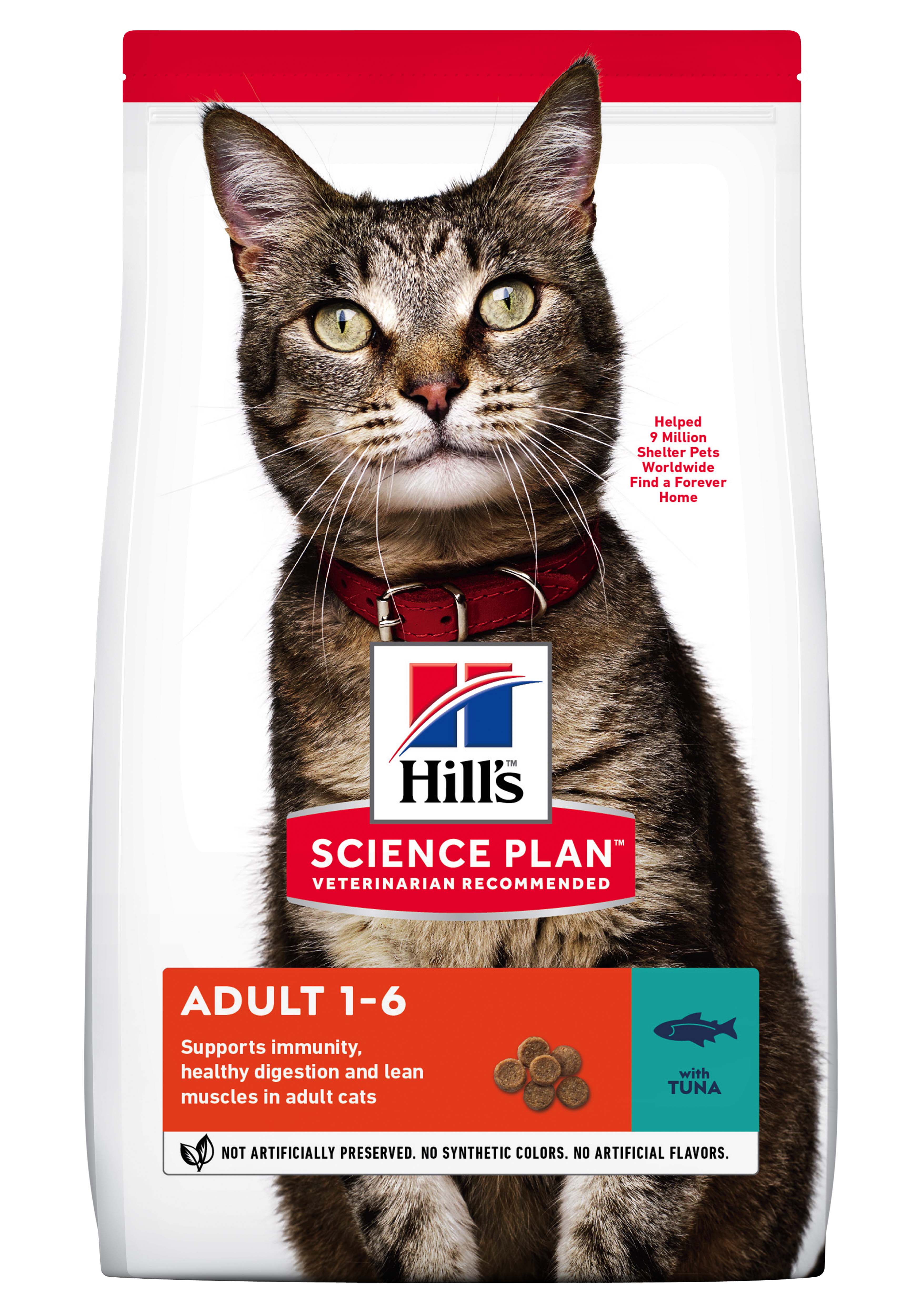 HILLS SCIENCE PLAN ADULT CAT FOOD TUNA 1.5KG