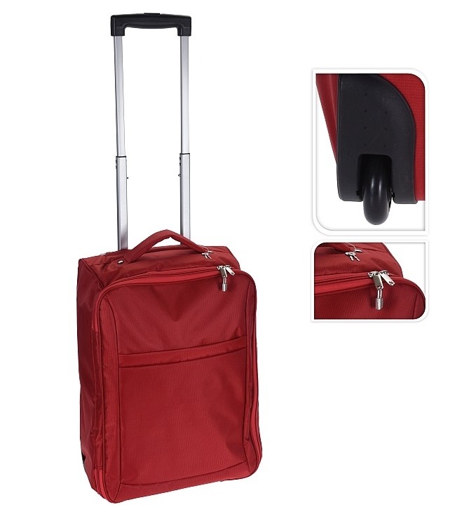 SUITCASE 20 INCH 34X20XH50CM RED