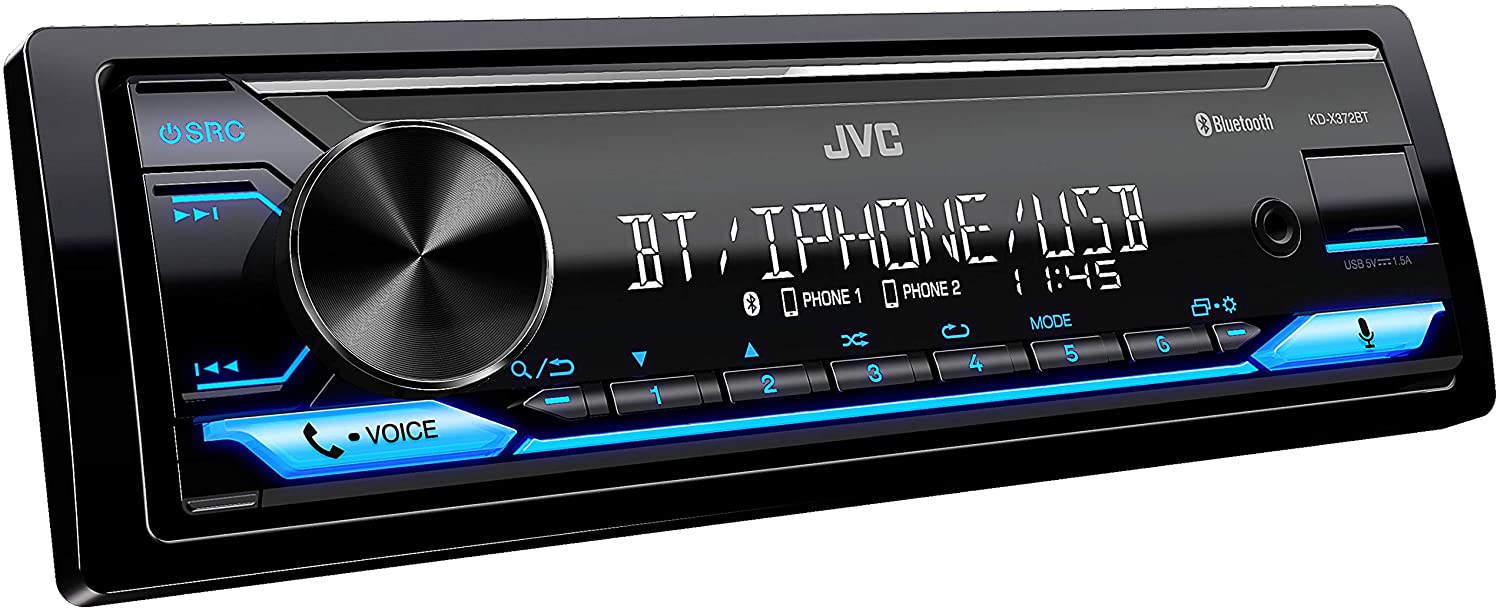 JVC KD-X372BT CAR AUDIO /USB/BLUETOOTH/ ALEXA