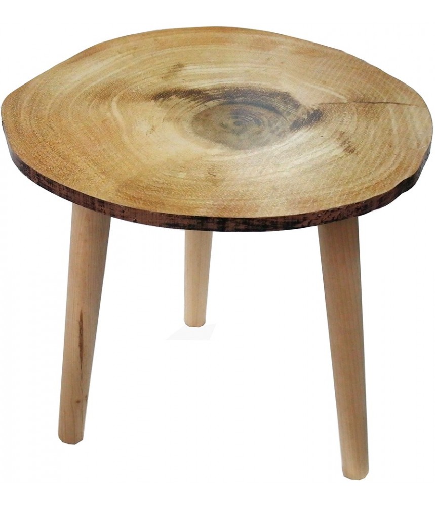 WOODEN SIDE TABLE 36X36X36CM