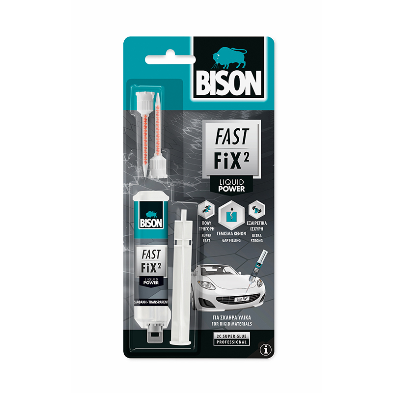 BISON FAST FIX² LIQUID POWER STRONG REPAIR ADHESIVE 10GR