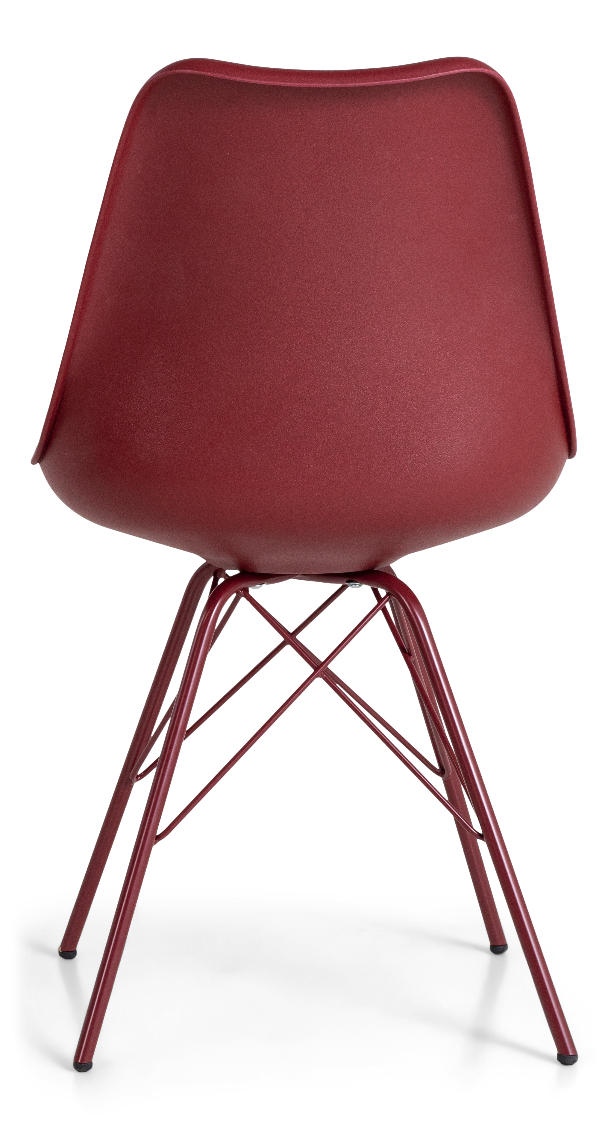 EMMA DINING CHAIR RED 50X87.5X57CM