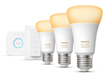 PHILIPS HUE AMBIANCE STARTER KIT 9,5W/A60