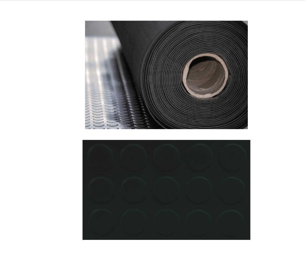 RUBBER MATTING COIN PAT WIDTH 1.25M THICKNESS 3MM PRICE PER METER