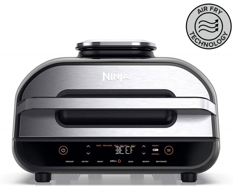 NINJA GRILL AND AIR FRYER WITH PROBE AG551EU