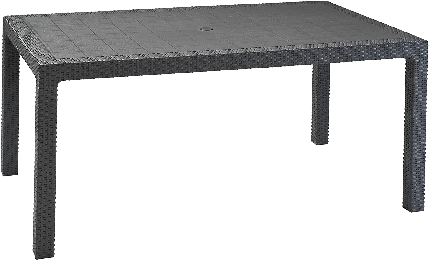 KETER MELODY 6 SEATER TABLE GRAPHITE 160X94CM