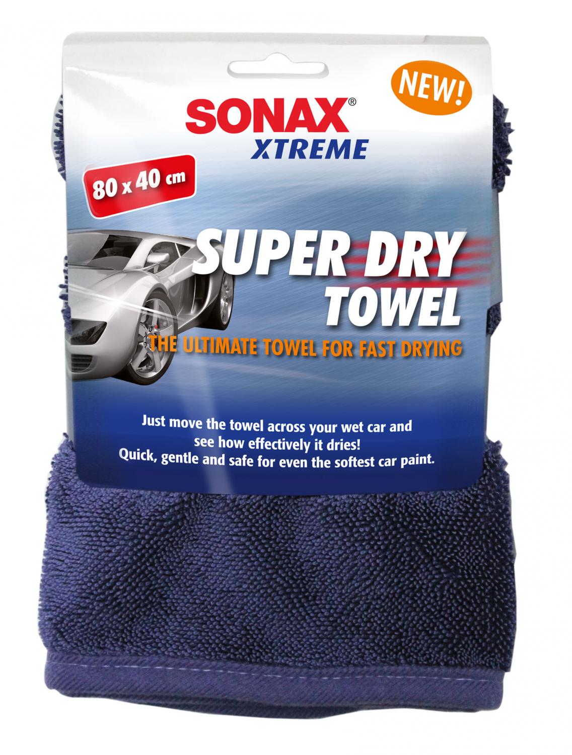 SONAX XTREME ULTIMATE SUPER DRY TOWEL 80x40cm FAST DRYING