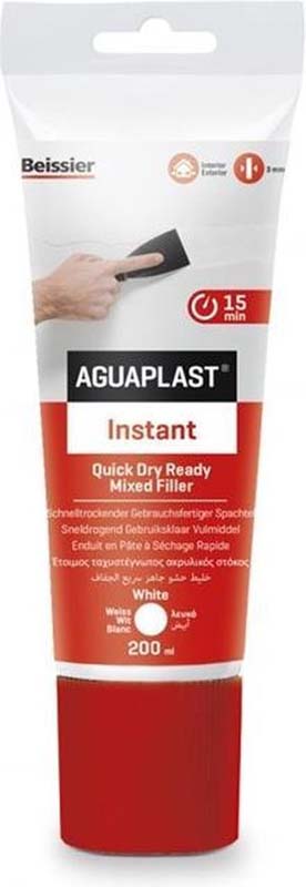 BEISSIER AGUAPLAST QUICK-DRYING, READY-TO-USE FILLER WHITE 200ML