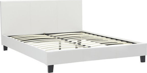 NEVIL DOUBLE BED WHITE 150X200CM