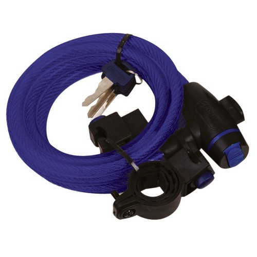 OXFORD BLUE CABLE LOCK 1.8MX12MM