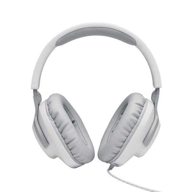 JBL QUANTUM 100 OVER EAR WHITE GAMING HEAPHONES