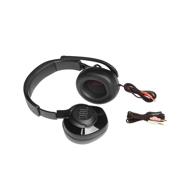 JBL QUANTUM 200 OVER EAR BLACK GAMING HEAPHONES