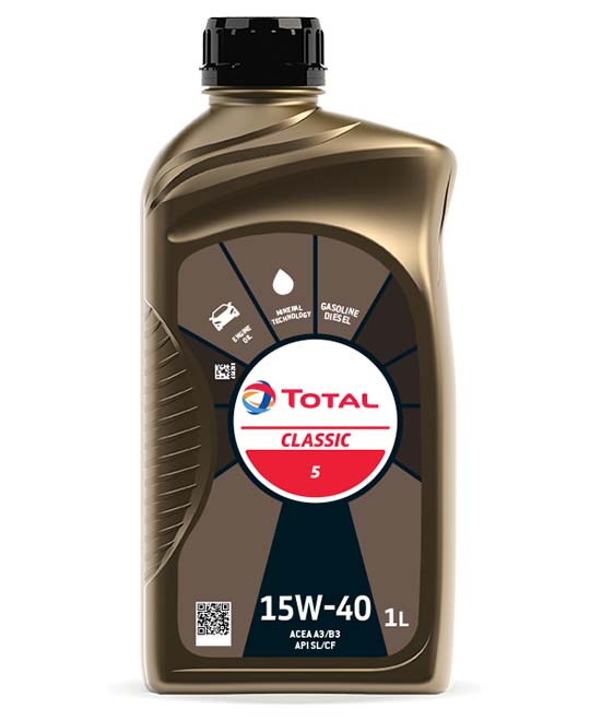 TOTAL CLASSIC ENGINE OIL 15W40 1L