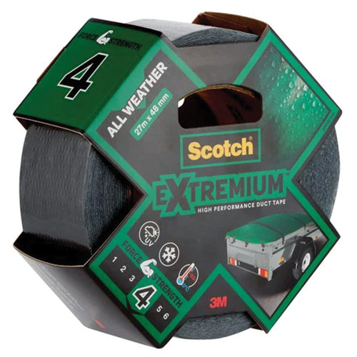 3M SCOTCH EXTREMIUM HIGH PERFORMANCE ALL WEATHER DUCT TAPE 48MM X 27M