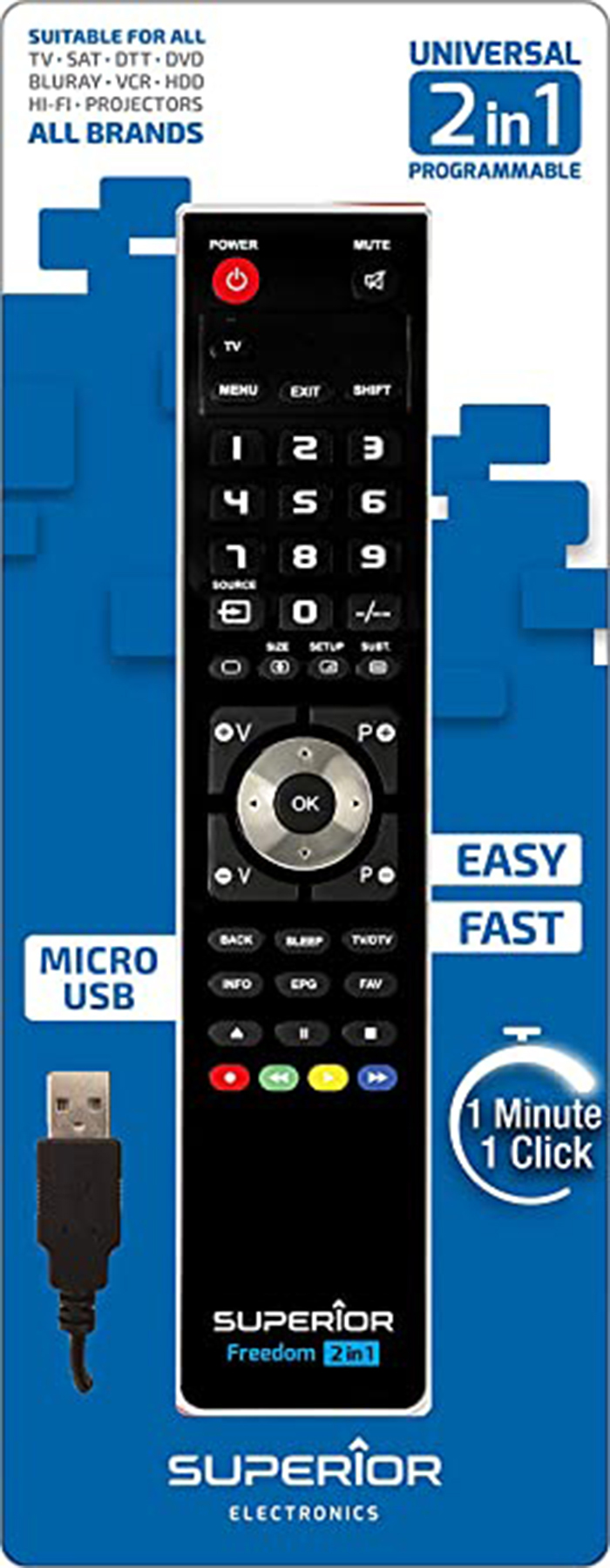 SUPERIOR REMOTE CONTROL  FOR ALL TVS