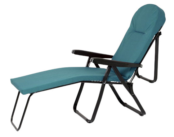 LOUNGER BED CORAL BLUE 103X60X18CM