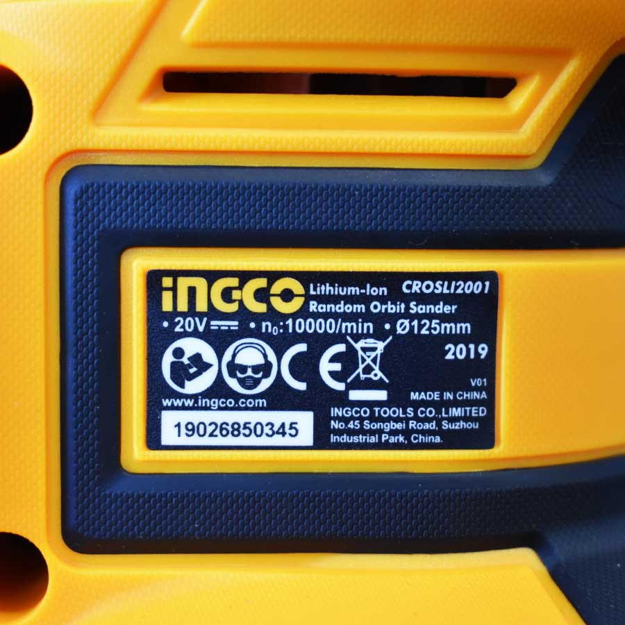INGCO CROSLI2001 ROTARY CANDLE ROTATIVE SANDER WITHOUT BATTERY AND CHARGER