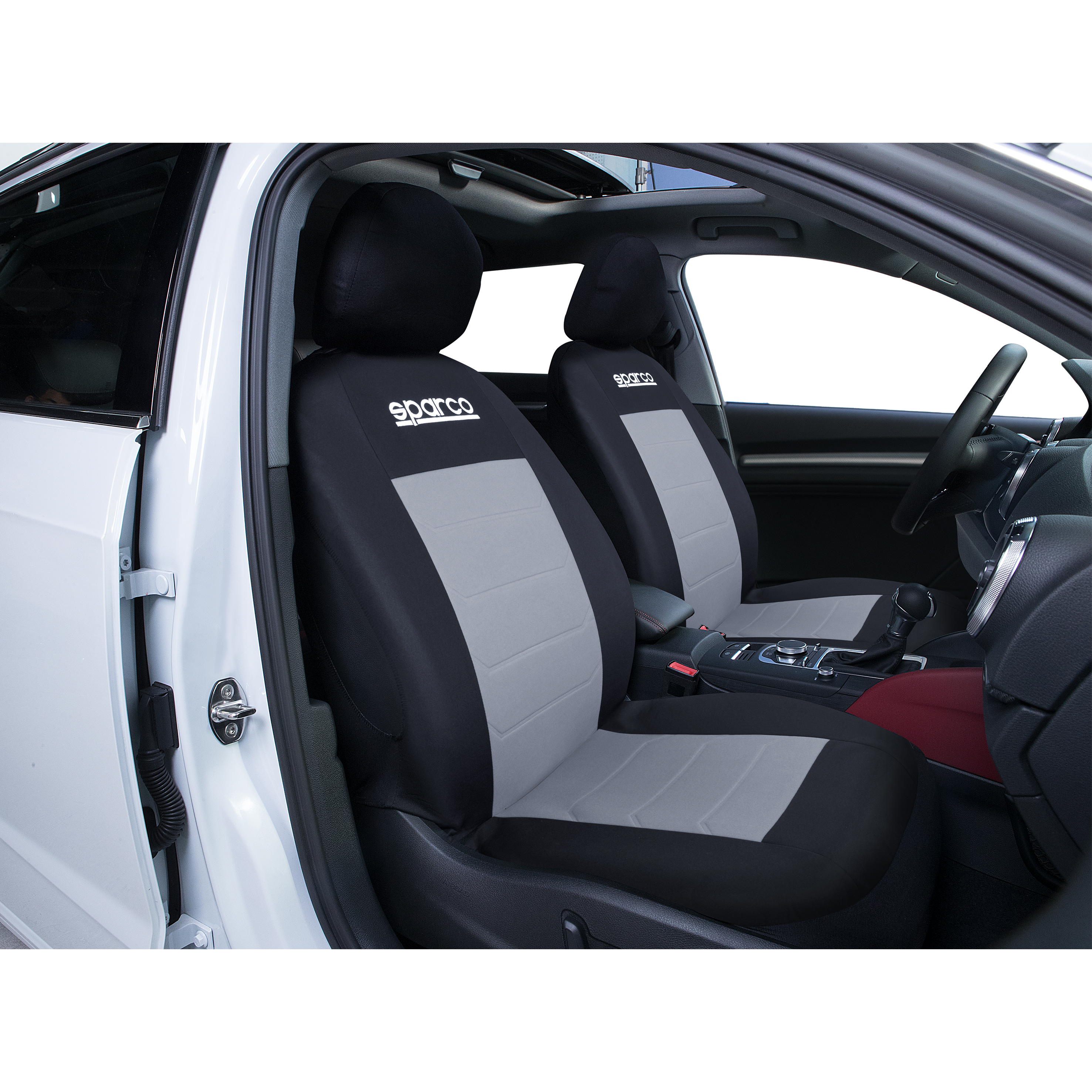 SPARCO SEAT COVER DUO BLUE/ GREY
