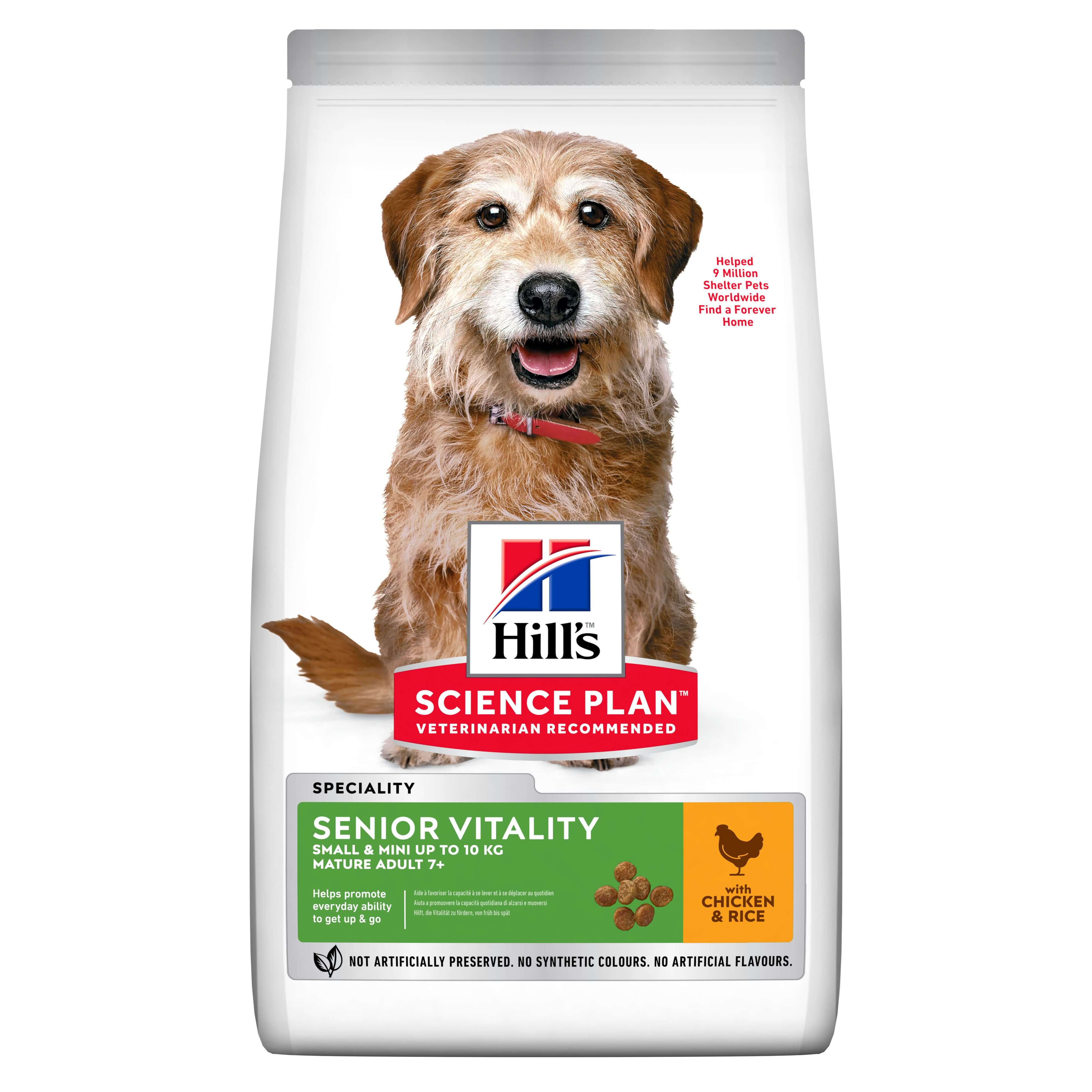 HILLS SCIENCE PLAN CANINE VITALITY SMALL & MINI CHICKEN 1.5KG