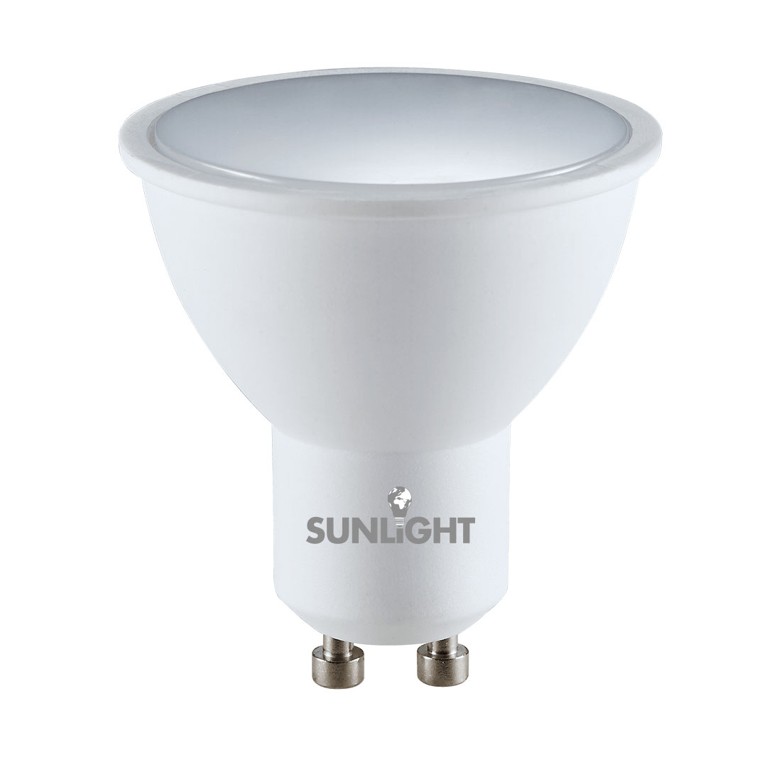 SUNLIGHT LED 4.5W ΛΑΜΠΤΗΡΑΣ GU10 400LM 4000K 120° FROSTED