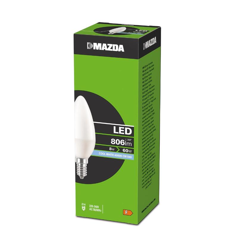 MAZDA LED 60W B35 E14 840 ND