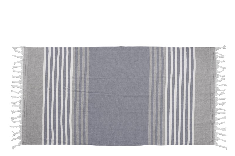 YSATIS BEACH TOWEL PLAYA PESTHEMAL STRIPPED 90X160CM BLUE