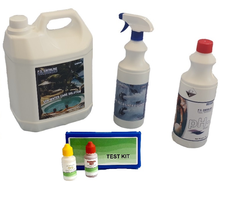 POOL STARTER SPA AND ABOVE GROUND KIT 4PCS