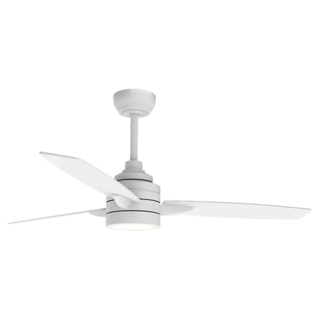 SUNLIGHT 'RIO' CEILING FAN DC MOTOR 3-PLYWOOD BLADES 52-INCH WHITE LED 18W 1620LM 3CCT REMOTE CONTROL