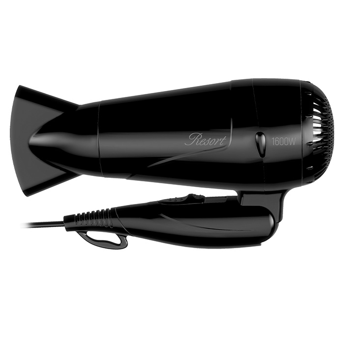 LIFE RESORT 221-0252 HAIR DRYER WITH WALL BASE BLACK 1600W