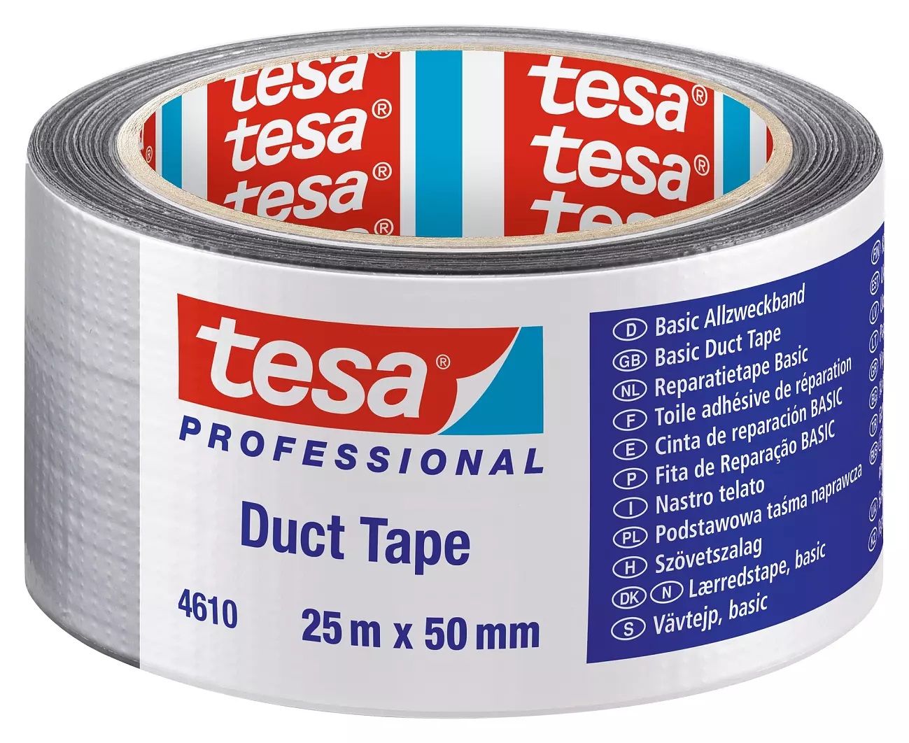 TESA BASIC CLOTH TAPE 25Mx50mm GREY