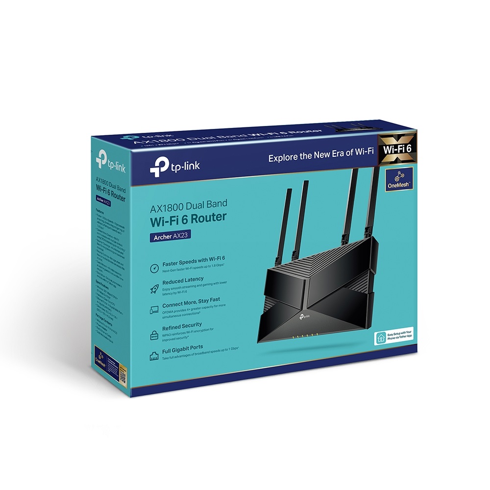 TP LINK ARCHER AX23 AX1800 DUAL-BAND Wi-Fi 6 ROUTER