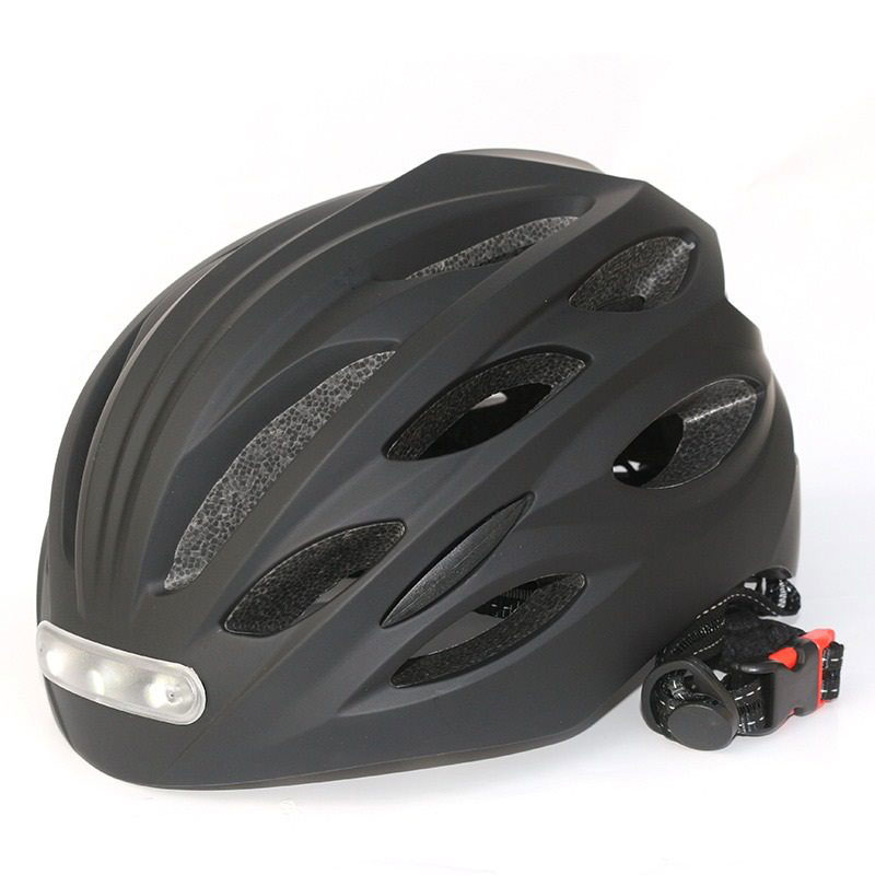 ALOHACYPRUS RECHARGEABLE ELECTRIC HELMET WITH LED - BLACK