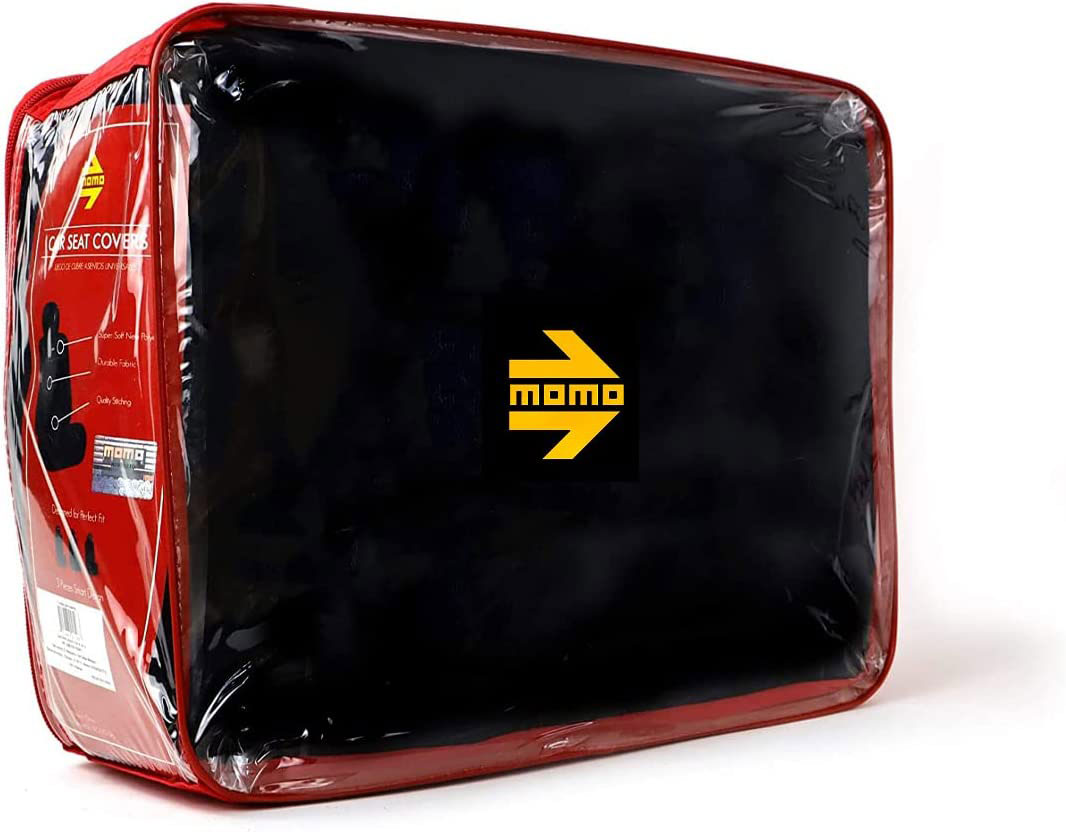 MOMO SEAT COVER BLACK/ RED
