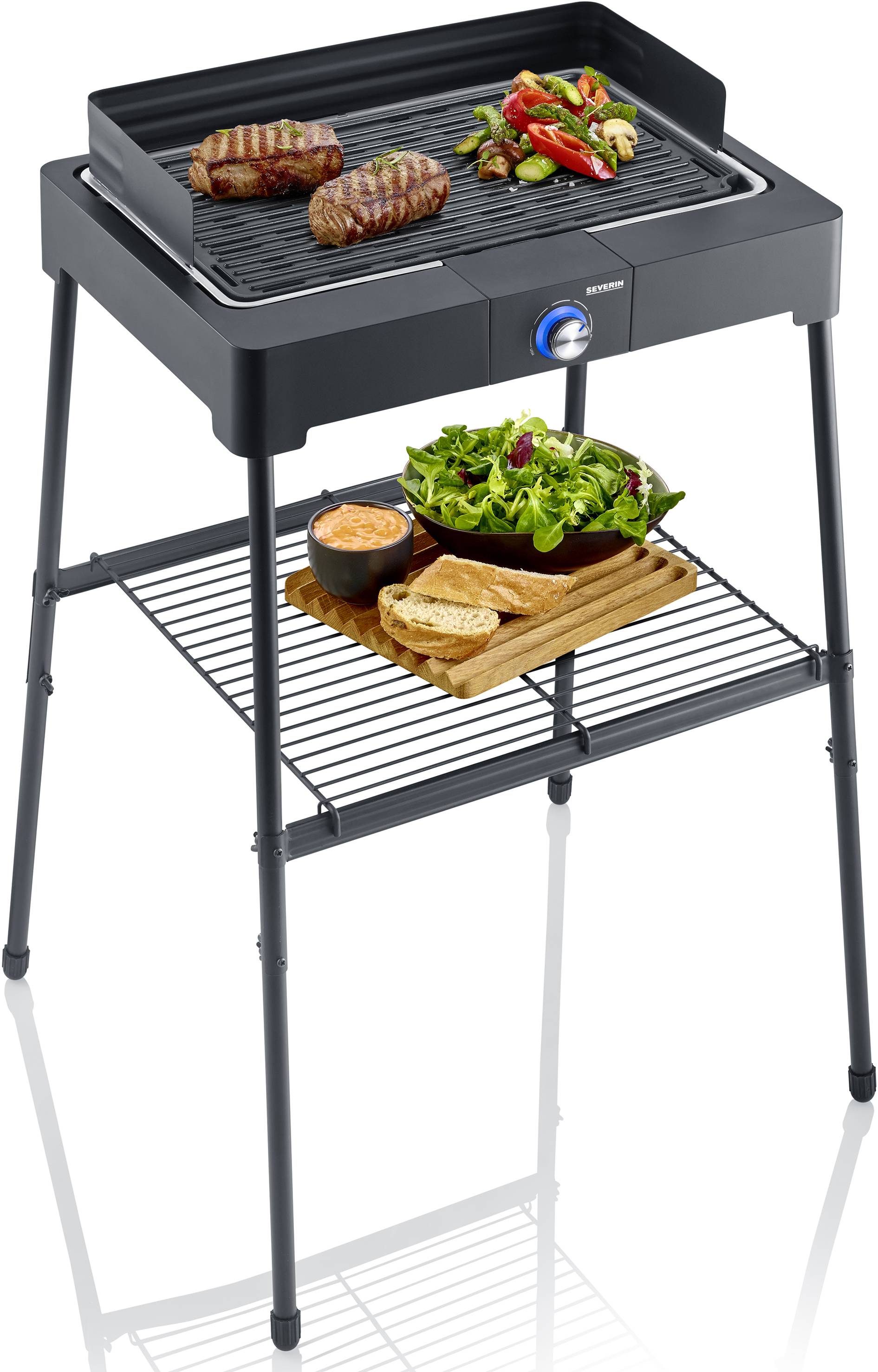 SEVERIN PG 8568 ELECTRIC STANDING GRILL WITH GRILL PLATE 2.2KW