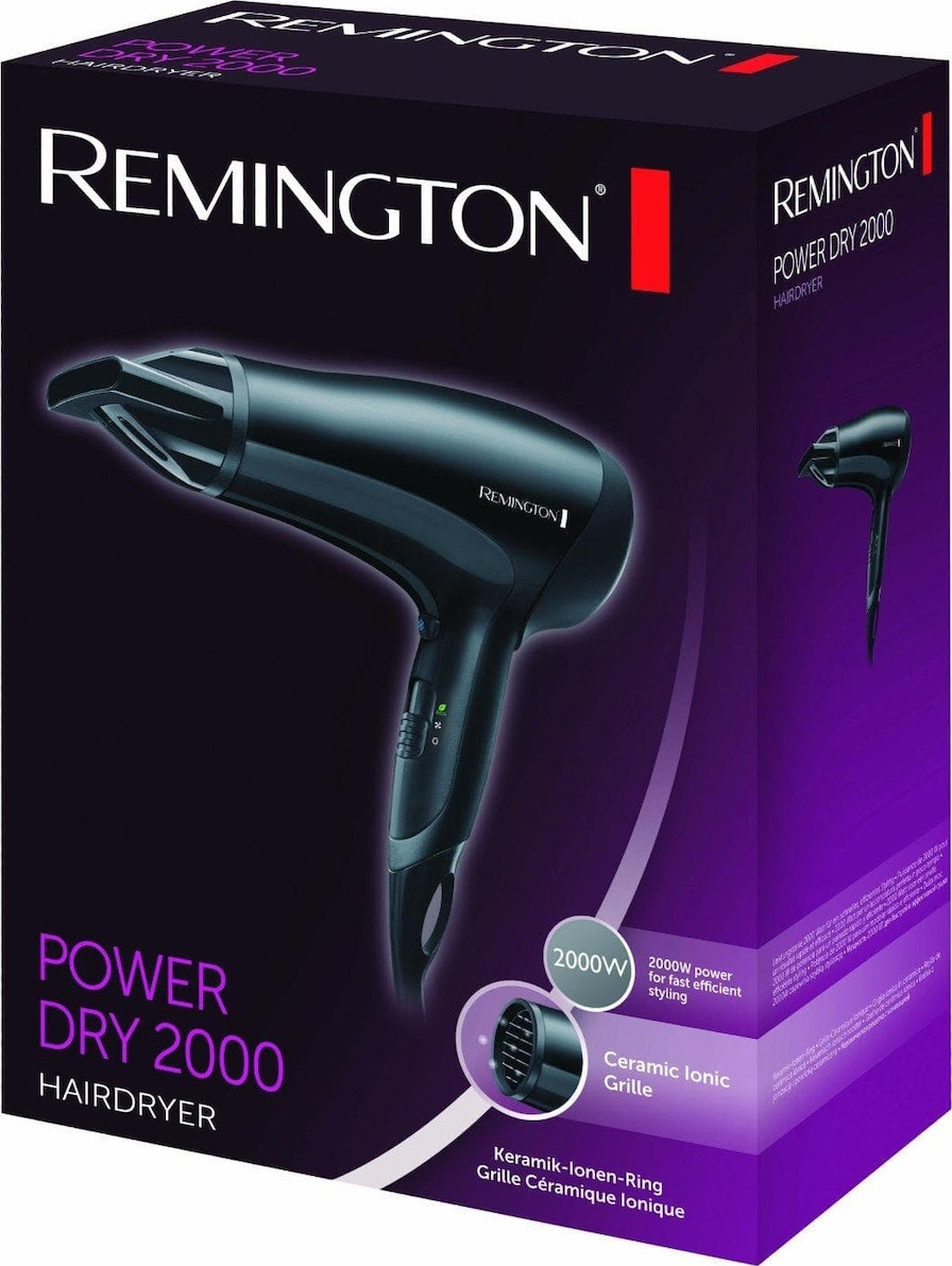REMINGTON D3010 POWER DRY 2000W HAIR DRYER