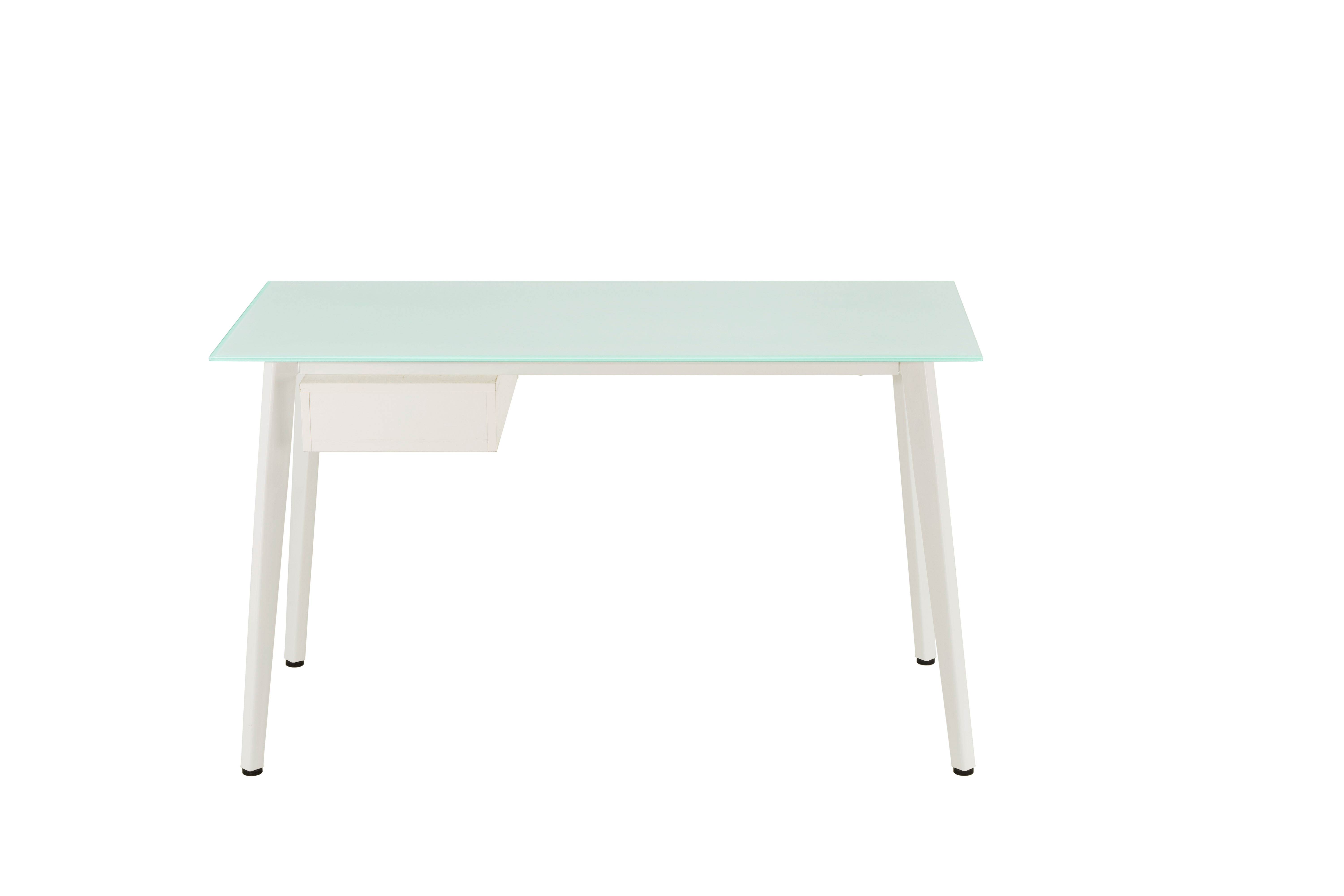 SUPERLIVING COMPUTER TABLE 130X60X76CM WHITE