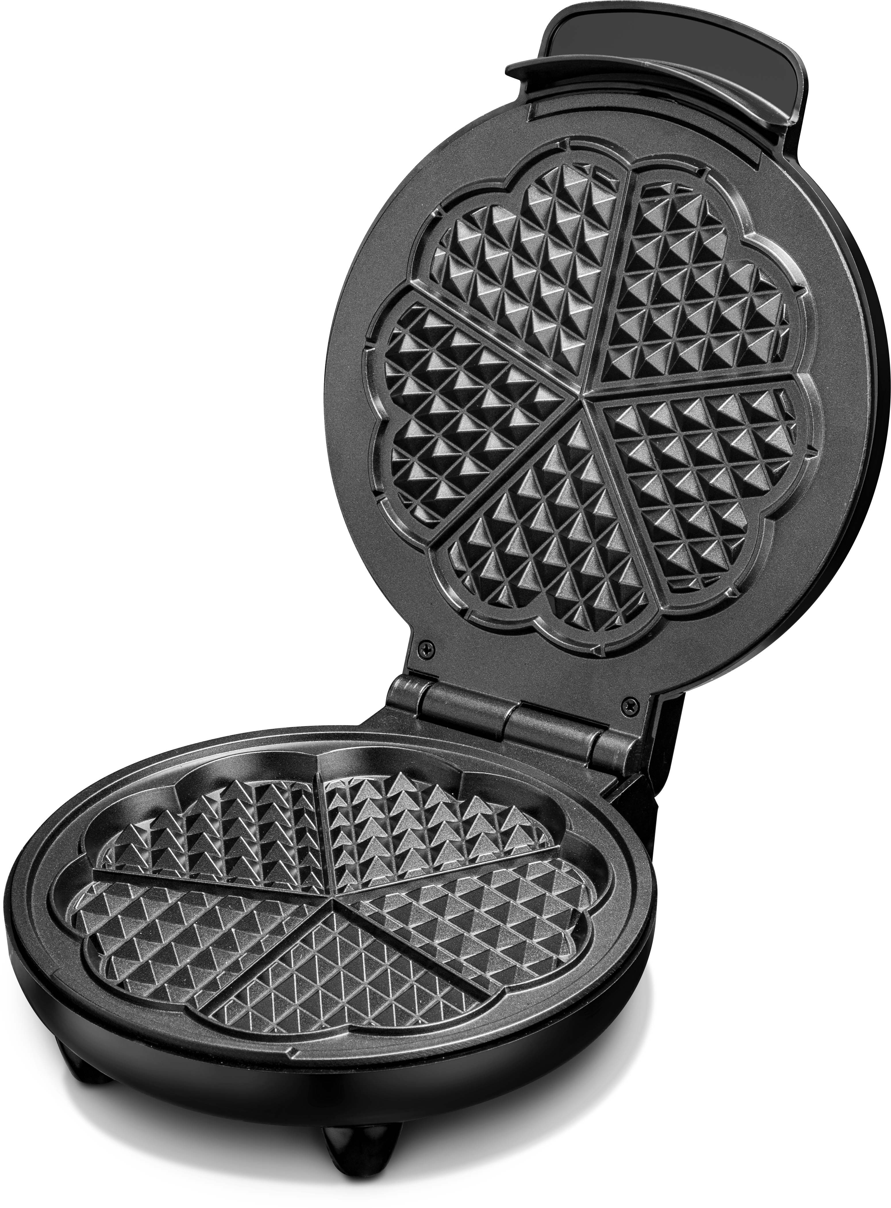 Waffle Maker, 5 heart shaped waffles, 19 cm, 1000 W, Automatic  temperature control