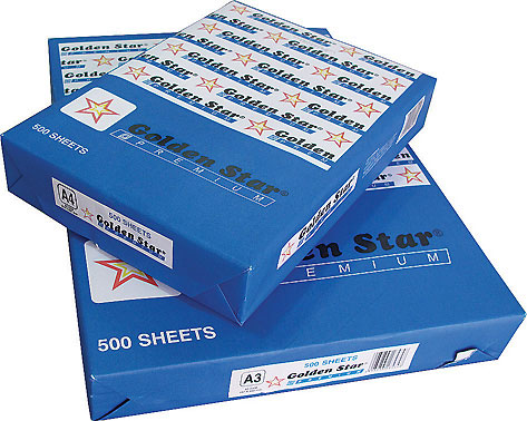 GOLDEN STAR PHOTOCOPY PAPER A4 80GSM - 500 SHEETS
