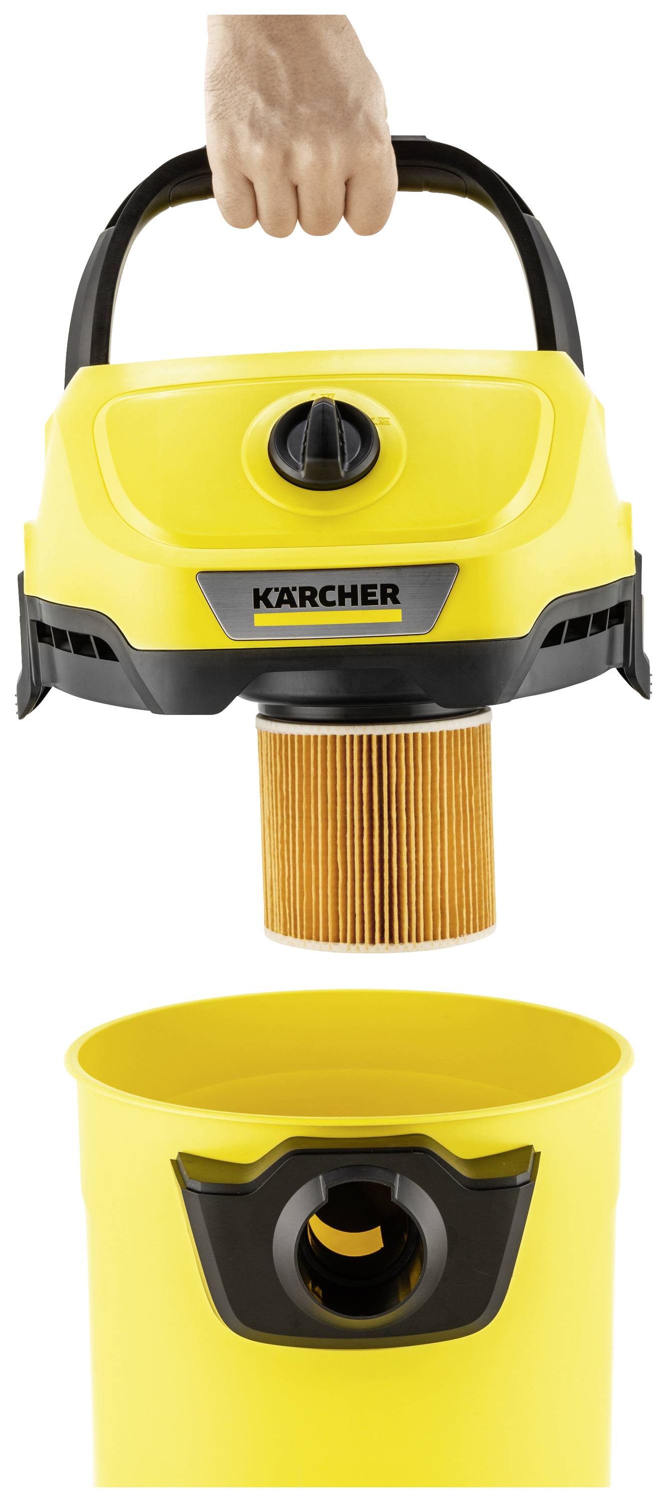 Karcher WD3 1000W 17Ltr Wet & Dry Vacuum Cleaner 220-240V